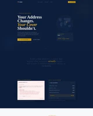 Cover — Expat Home Insurance Landing Page Template