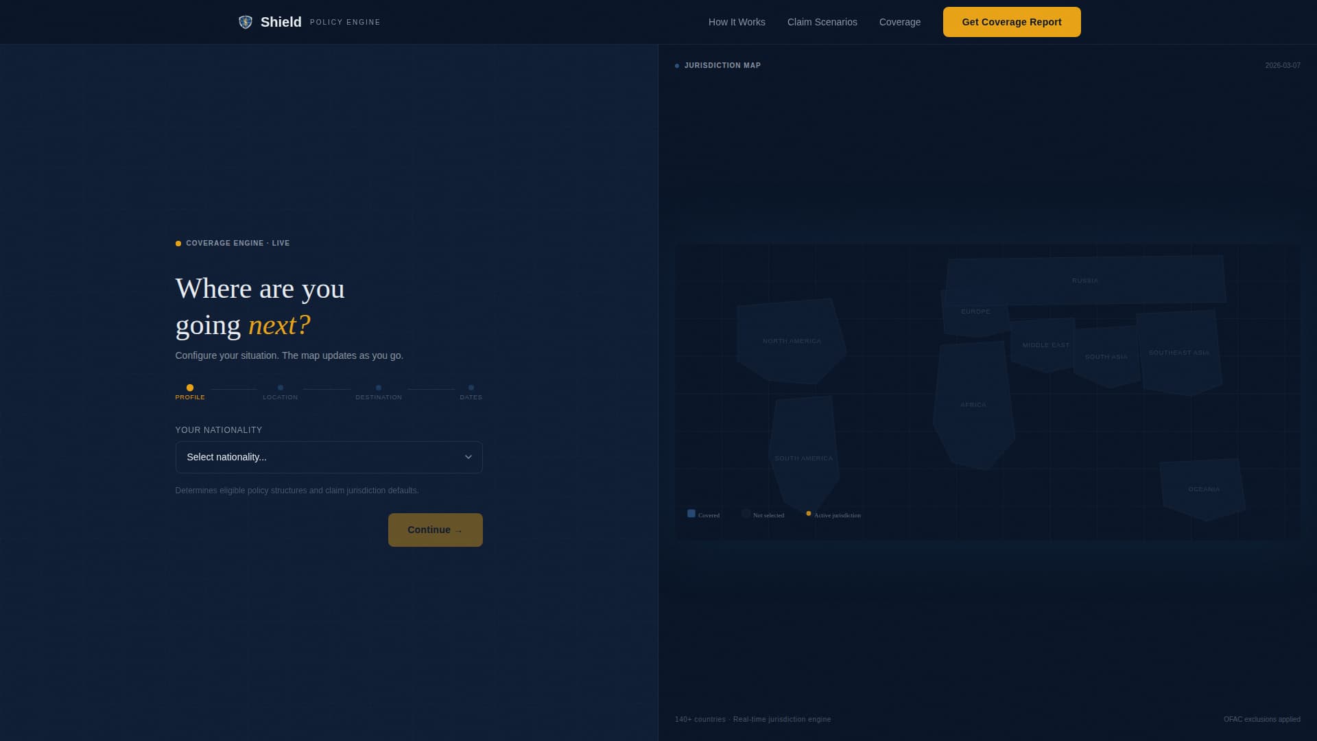 Shield - Trusted Expatinsurance Landing Page Template