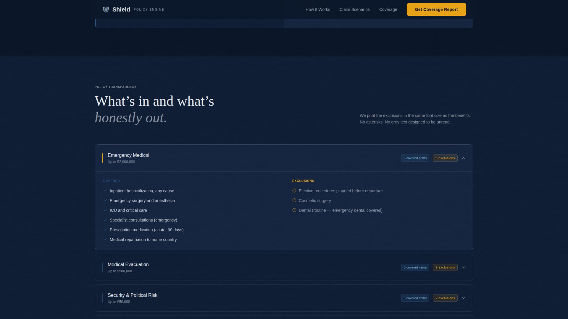 Shield - Trusted Expatinsurance Landing Page Template