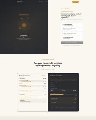 Coordinate — Joint Account Platform Landing Page Template