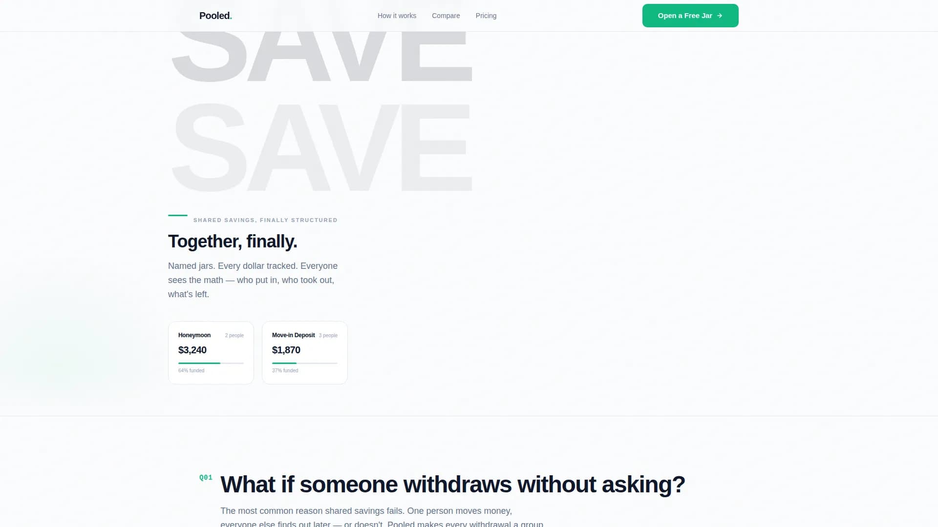 Combine — Shared Savings Tool Landing Page Template