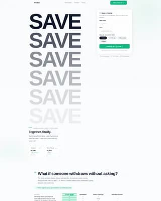 Combine — Shared Savings Tool Landing Page Template
