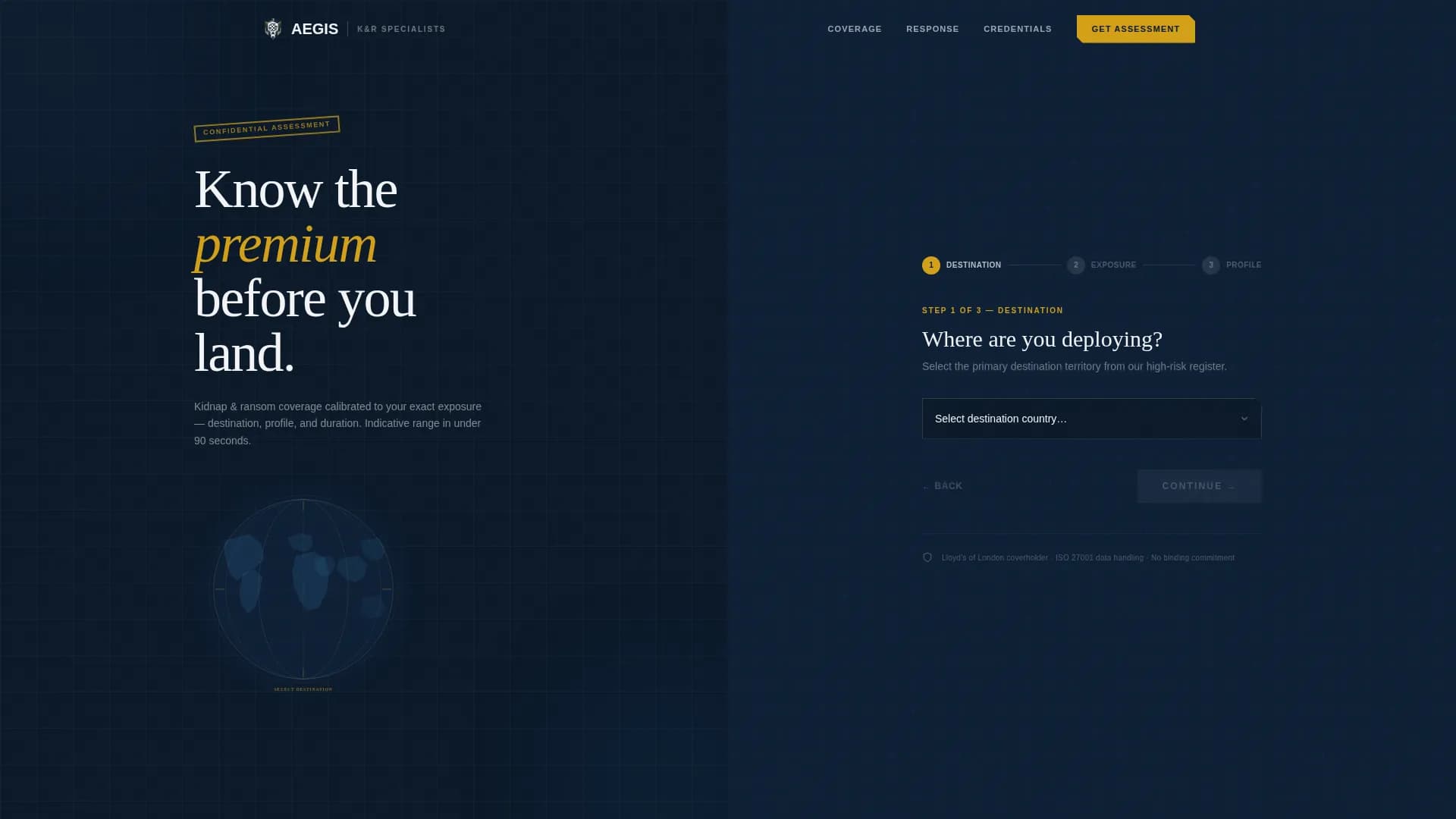 Transparency — Premium Calculator Landing Page Template