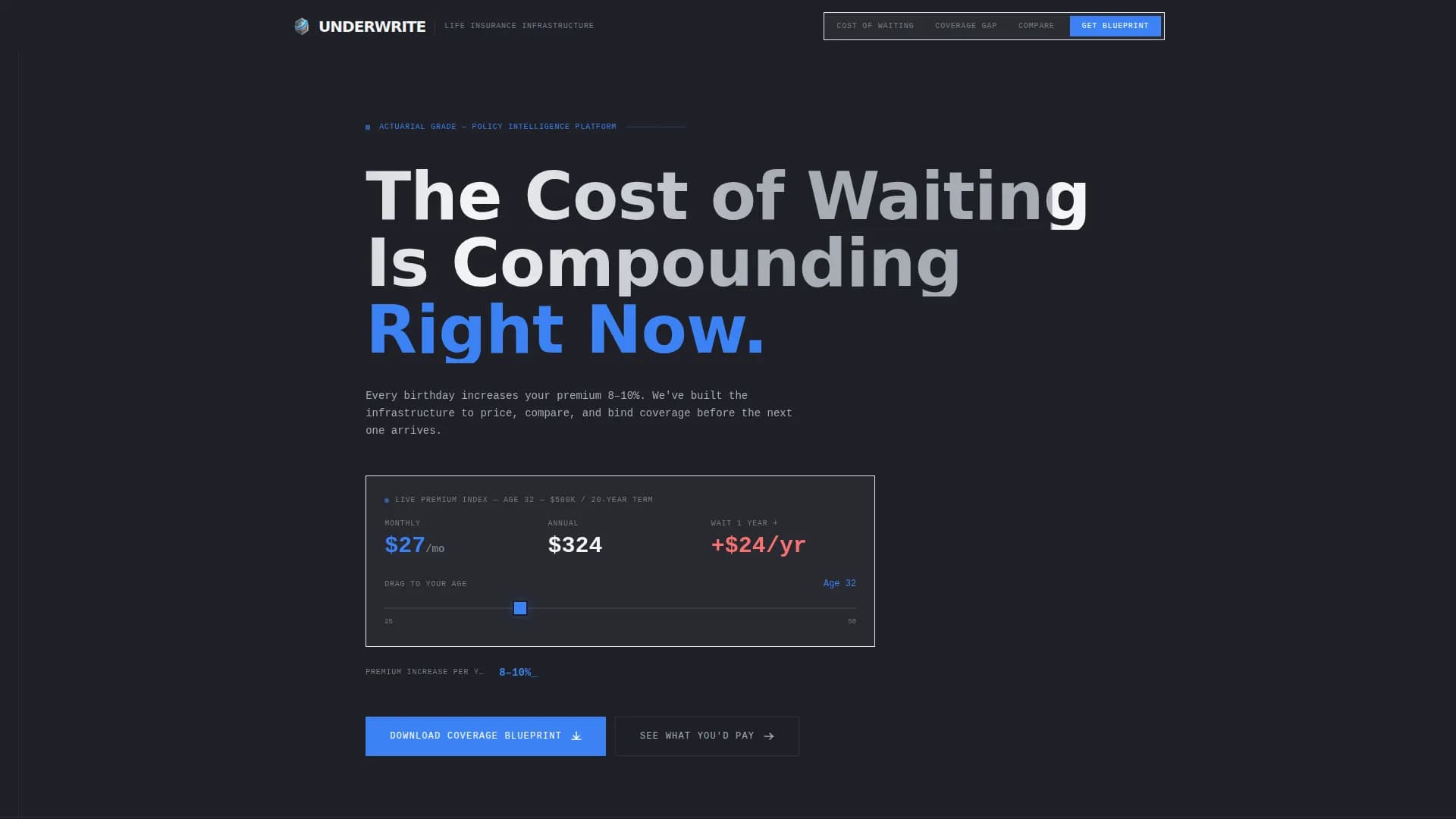 Secure — Affordable Life Insurance Landing Page Template