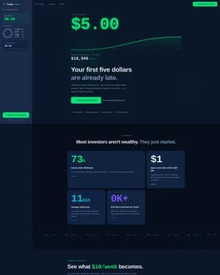 Gain — Smart Investment Account Landing Page Template