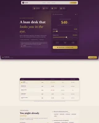 Accelerate — Rapid Personal Loan Landing Page Template