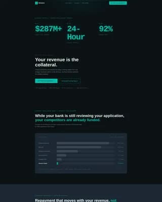 Advance - Fast Capital Funding Landing Page Template