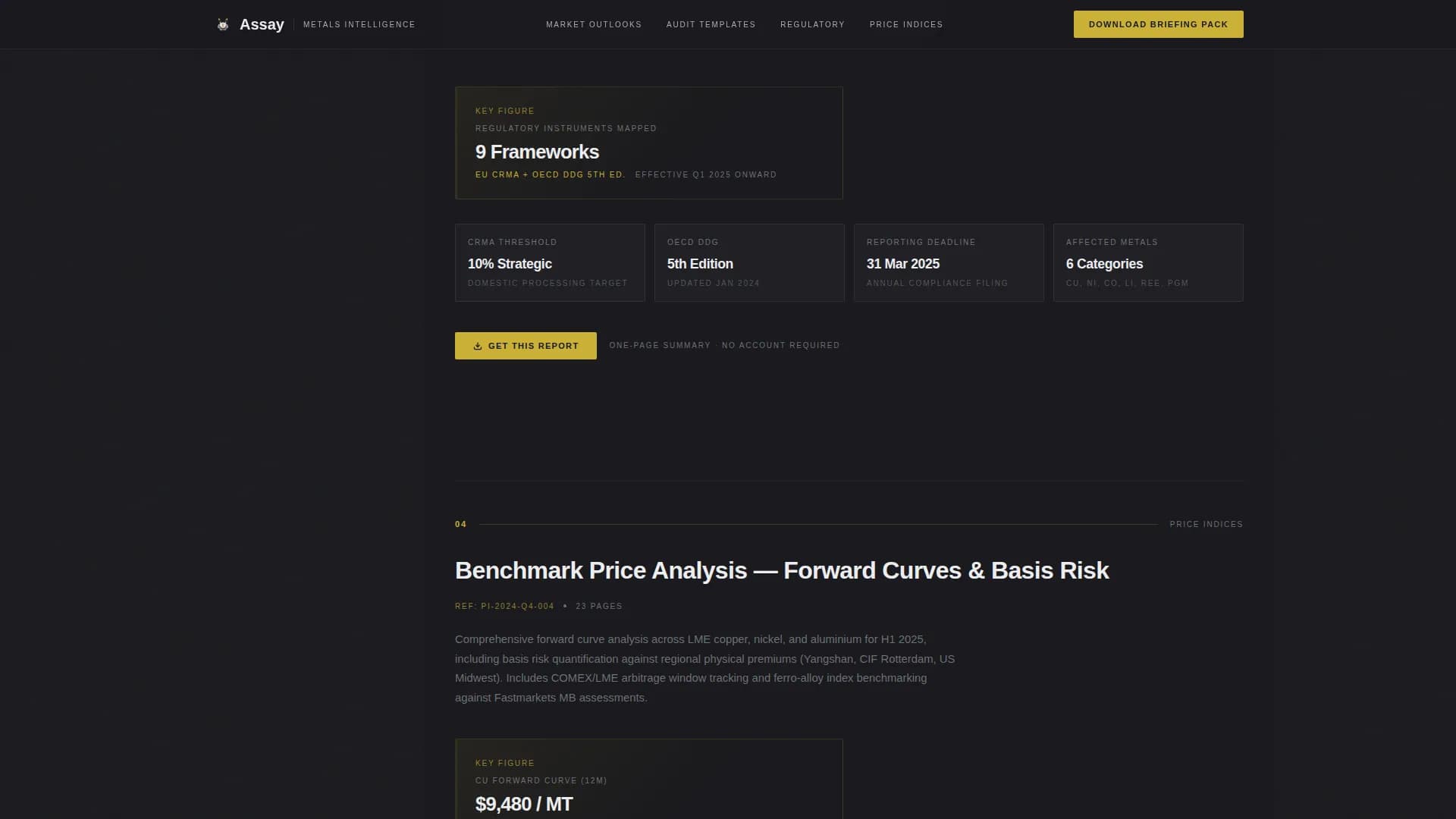 Commodity & Forex Trading Pricing Website Template
