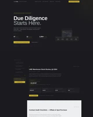 Commodity & Forex Trading Pricing Website Template