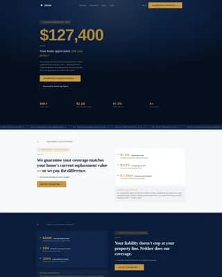 Fortify — Comprehensive Home Insurance Landing Page Template