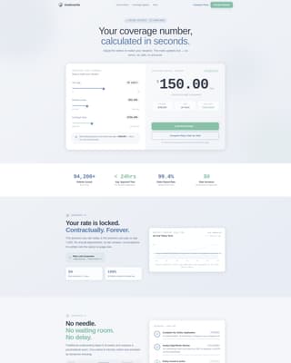 Underwrite - Trusted Insurance Landing Page Template