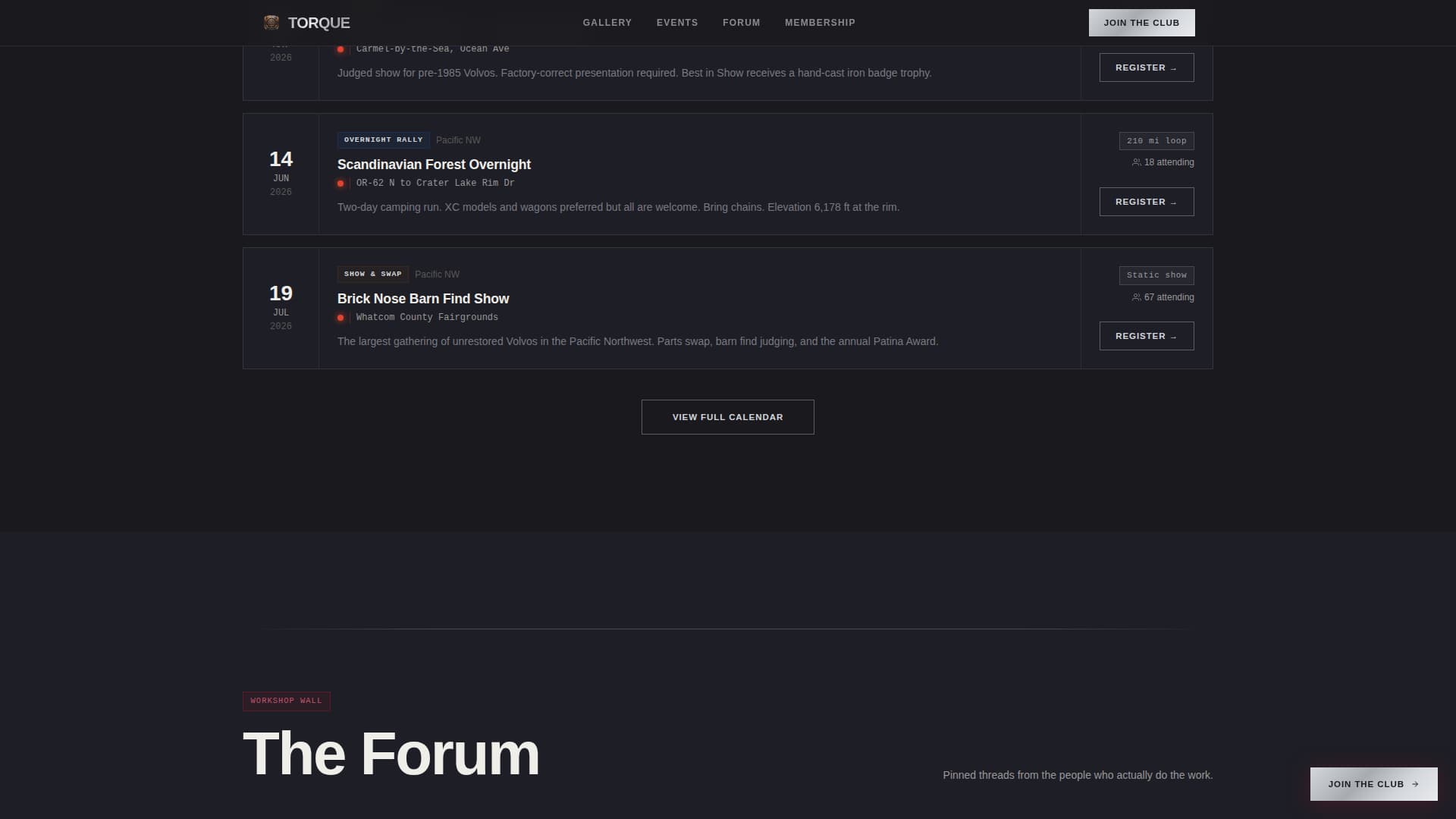 Volvo Professional Website Template