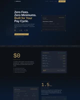 Deploy — Military Checking Account Landing Page Template