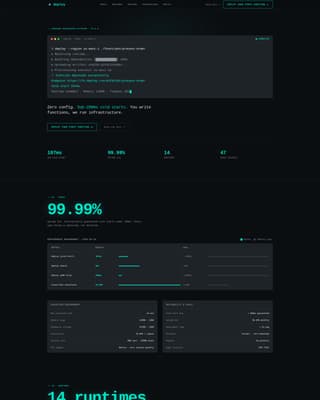 Serverless Computing Technology Pricing Website Template