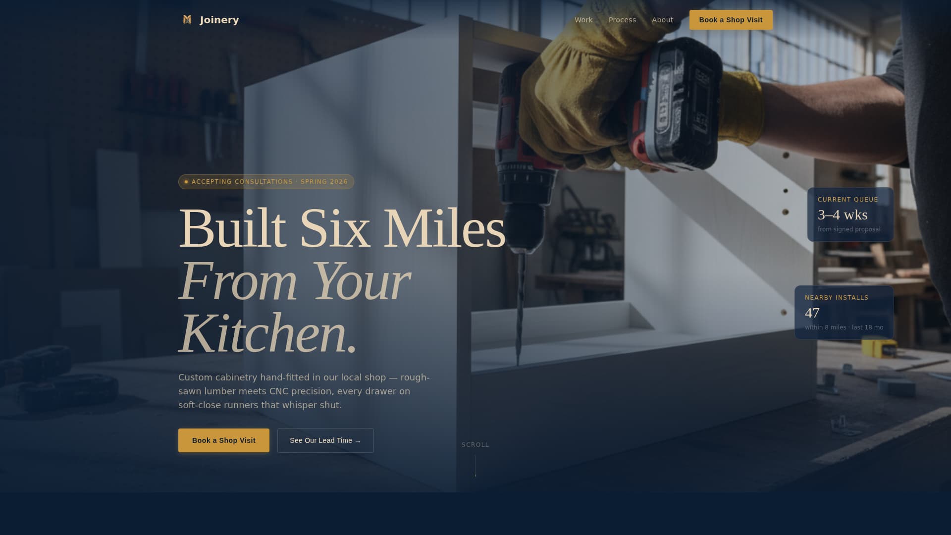 Kitchen & Bathroom Remodeling Booking Website Template