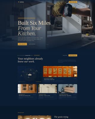 Kitchen & Bathroom Remodeling Booking Website Template