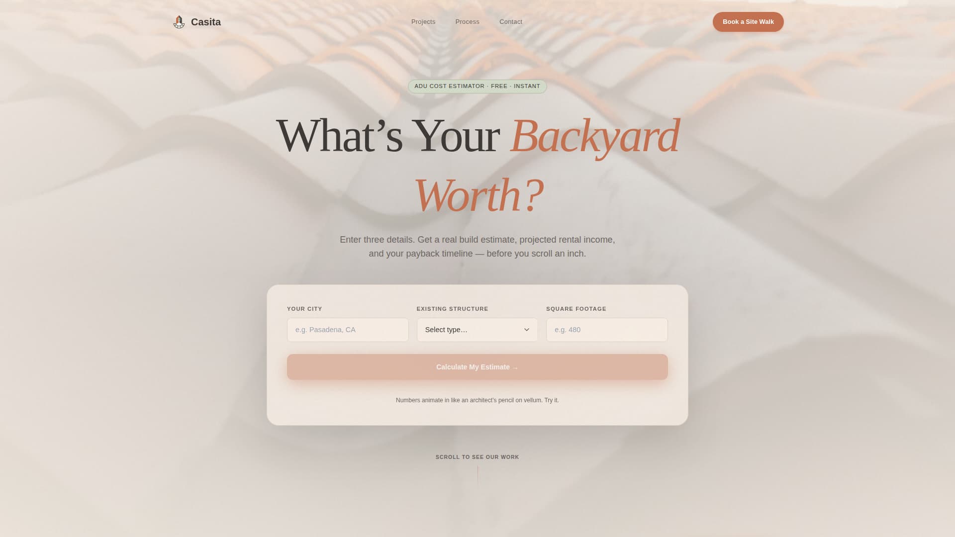 Casita - Luminous Adu Landing Page Template