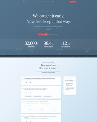 Hospital & Health System Booking Website Template
