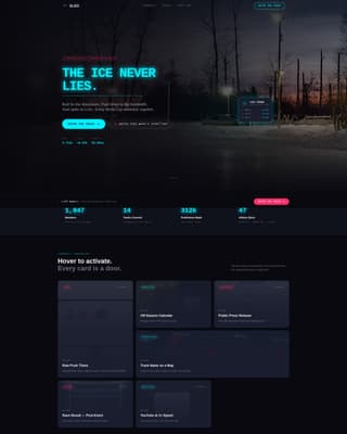 Bobsled Professional Website Template