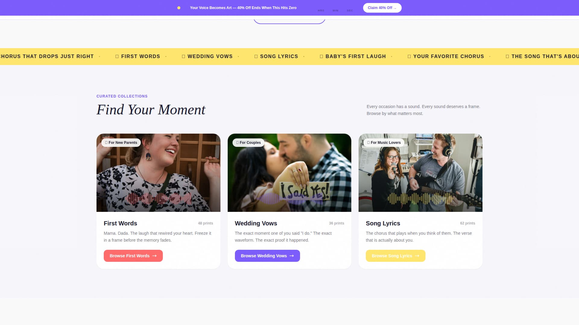 Niche & Artisan Products Pre-Launch Website Template