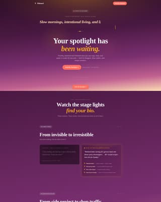 Pinboard - Magnetic Pinterest Landing Page Template