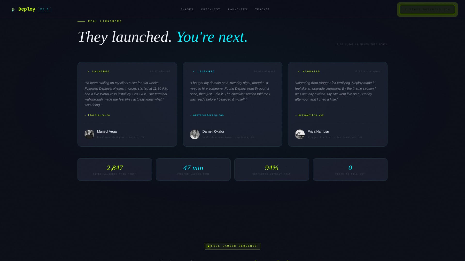 Deploy - Electric Wordpress Landing Page Template