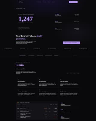 Accounting Firm Software Booking Website Template