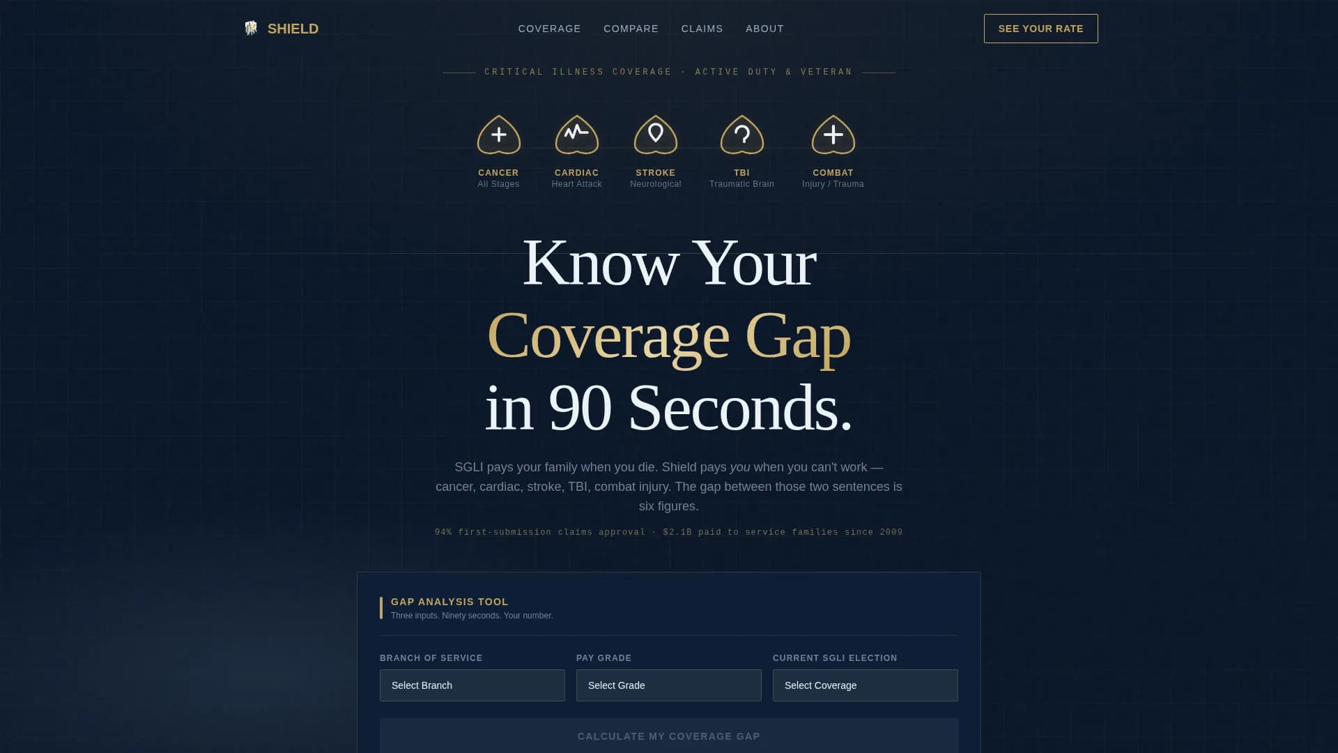 Verify — Coverage Audit Landing Page Template
