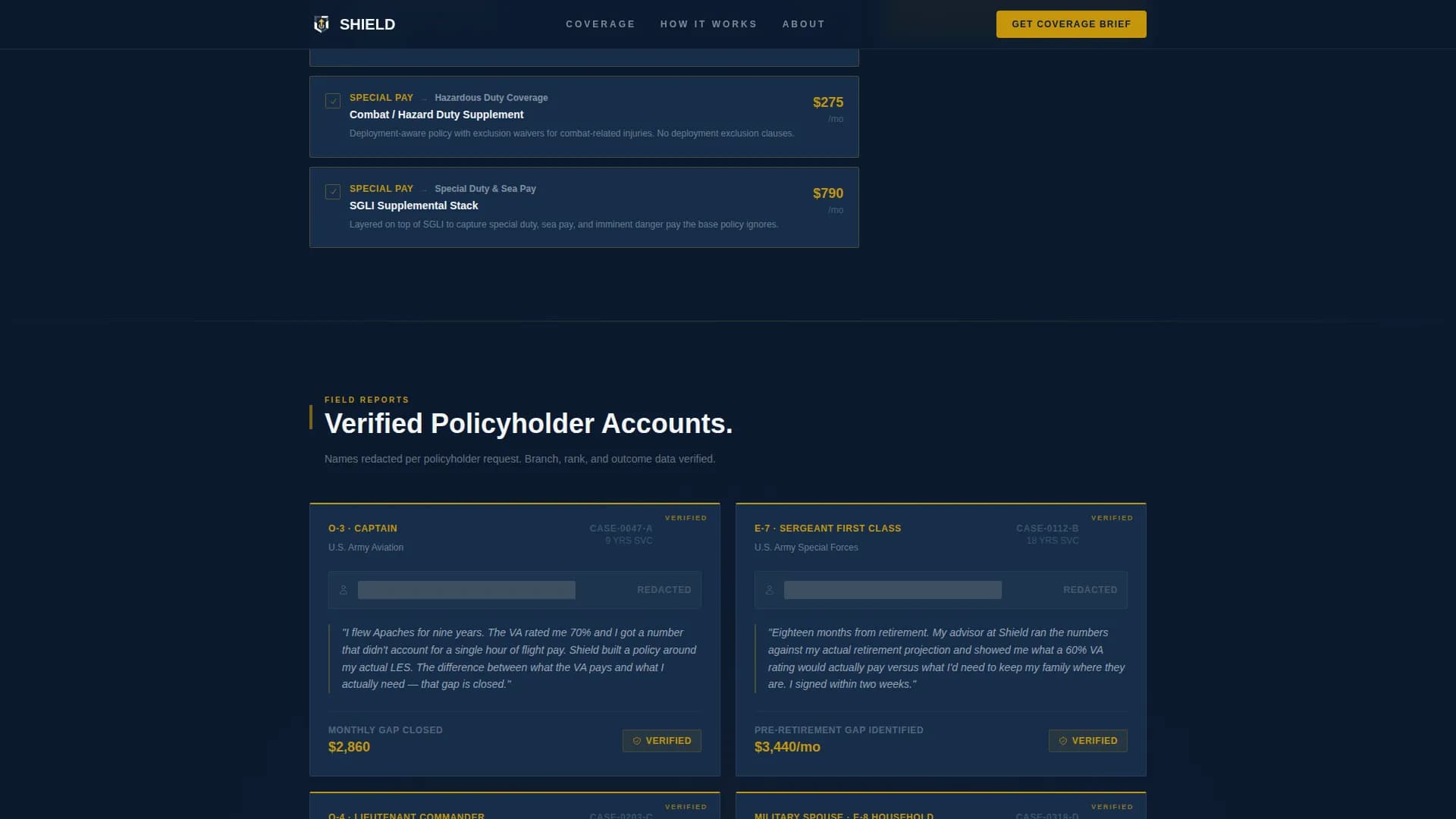 Safeguard — Disability Income Protection Landing Page Template