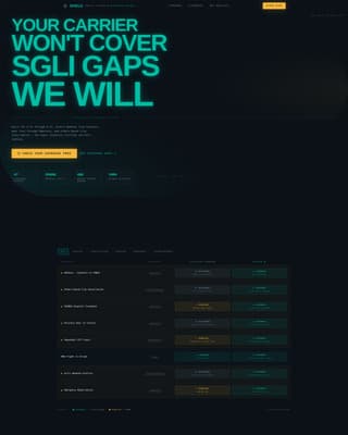 Shield - Tactical Militaryinsurance Landing Page Template
