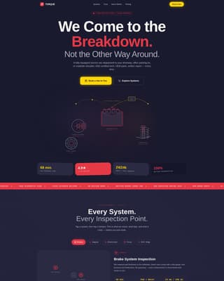 Auto Repair & Booking Website Template