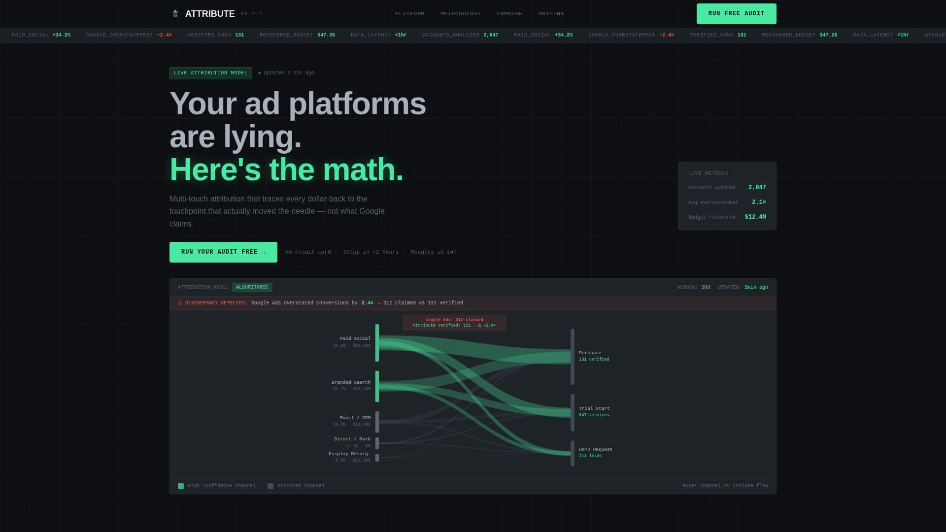 Data & Analytics Professional Website Template