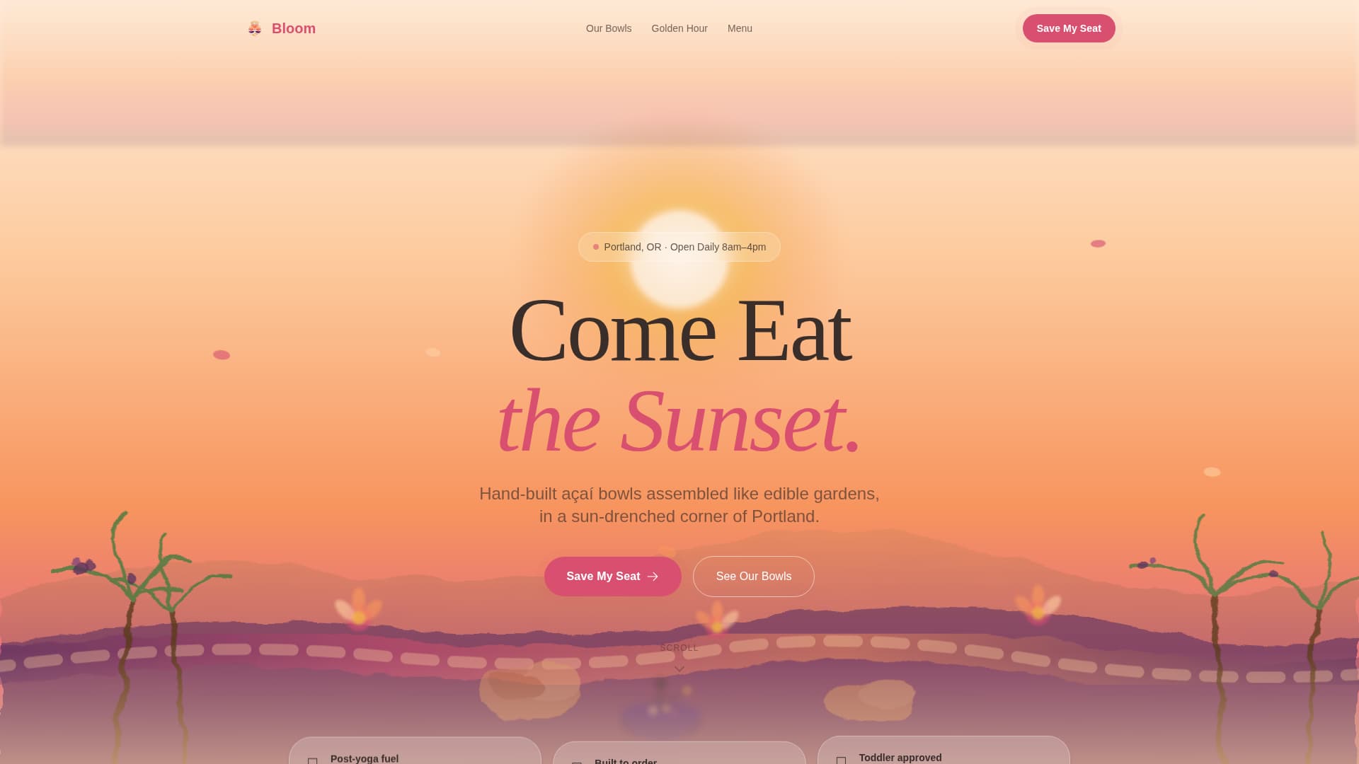 Bloom - Vibrant Superfood Landing Page Template