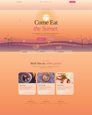 Bloom - Vibrant Superfood Landing Page Template