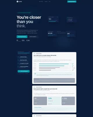 Qualify - Smart Mortgage Readiness Landing Page Template