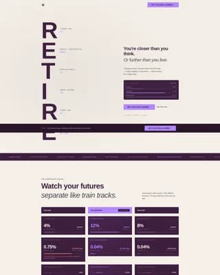 Compound - Digital Retirement Account Landing Page Template
