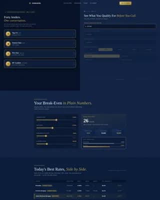 Elevate — Executive Mortgage Broker Landing Page Template