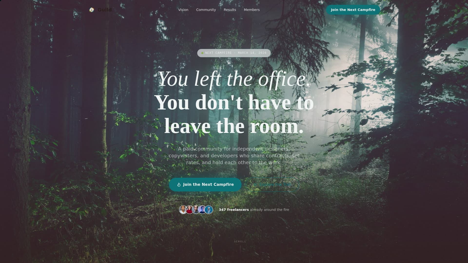 Guild - Thriving Freelancers Landing Page Template