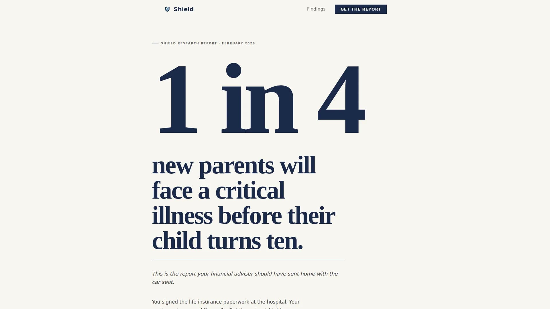 Sanctuary — Comprehensive Health Shield Landing Page Template