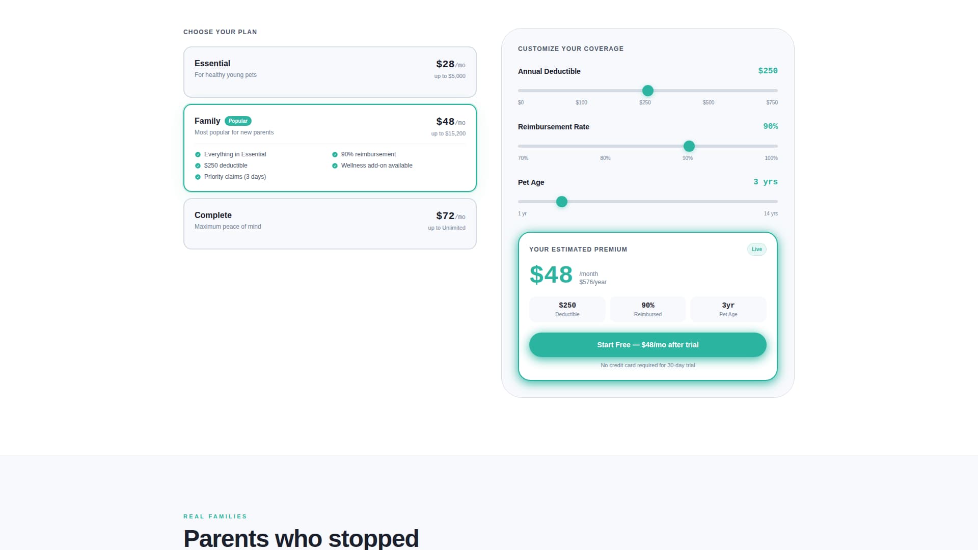 Pawprint - Trusted Petinsurance Landing Page Template