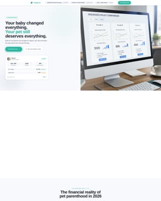 Pawprint - Trusted Petinsurance Landing Page Template