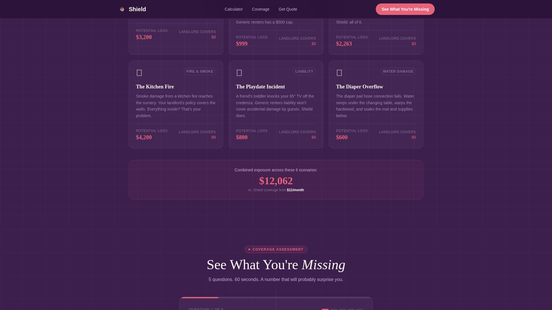 Shield - Trusted Renters Landing Page Template