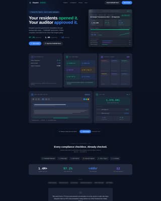 Government Software Privacy Policy Website Template