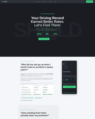 Mid-Career Insurance FAQ Website Template