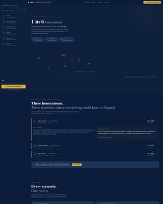 Vow - Trusted Honeymooninsurance Landing Page Template