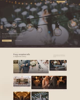 Groove - Elegant Weddingdj Landing Page Template