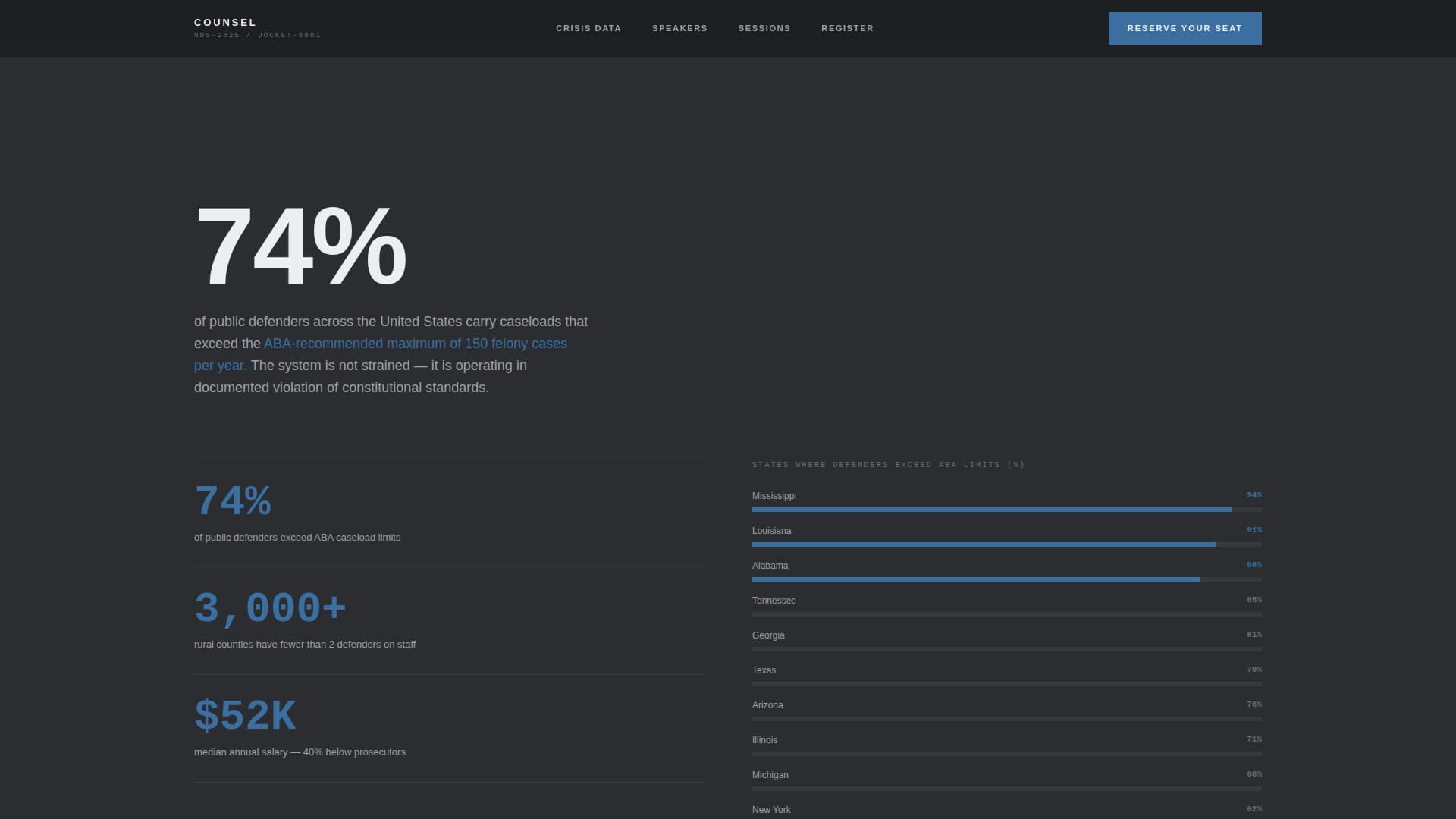 Court & Legal Privacy Policy Website Template