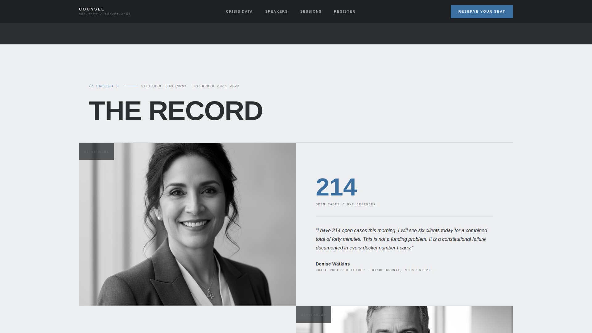 Court & Legal Privacy Policy Website Template
