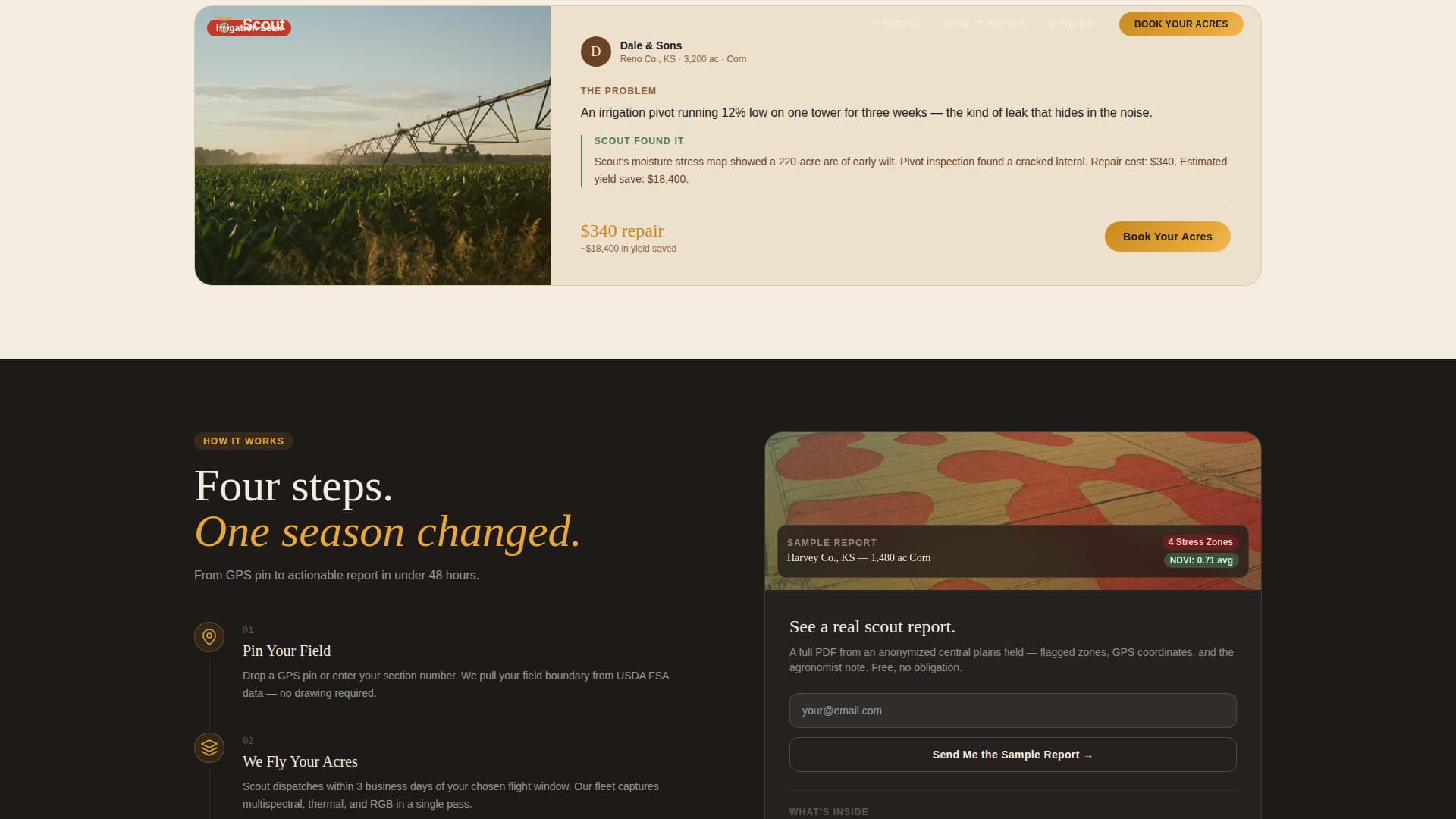 Agritech & Farm Tech Pricing Website Template