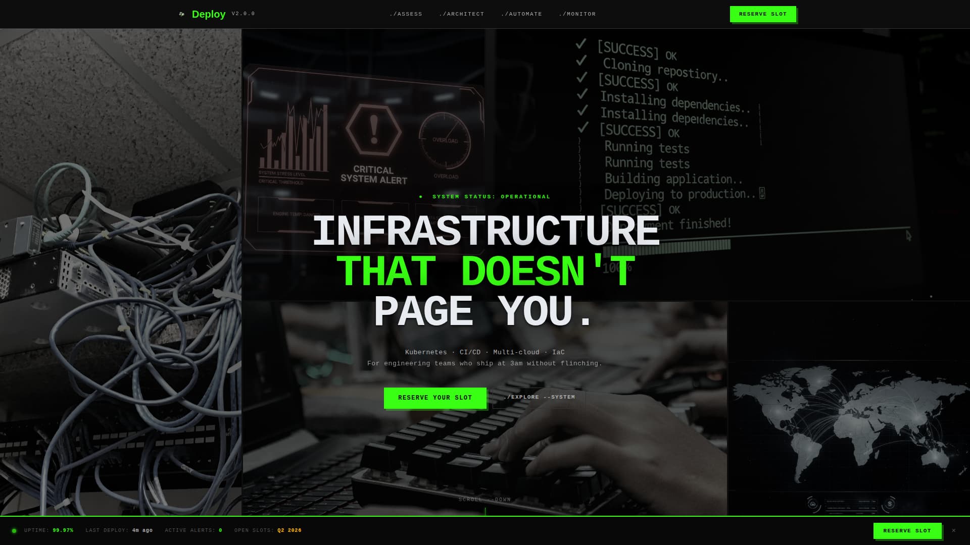 Developer & Tech Portfolio Pre-Launch Website Template